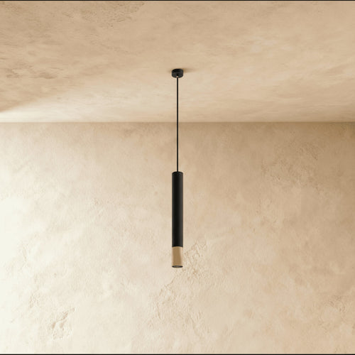 Minimalist Metal Pendant Light With Warm LED Glow — James New York