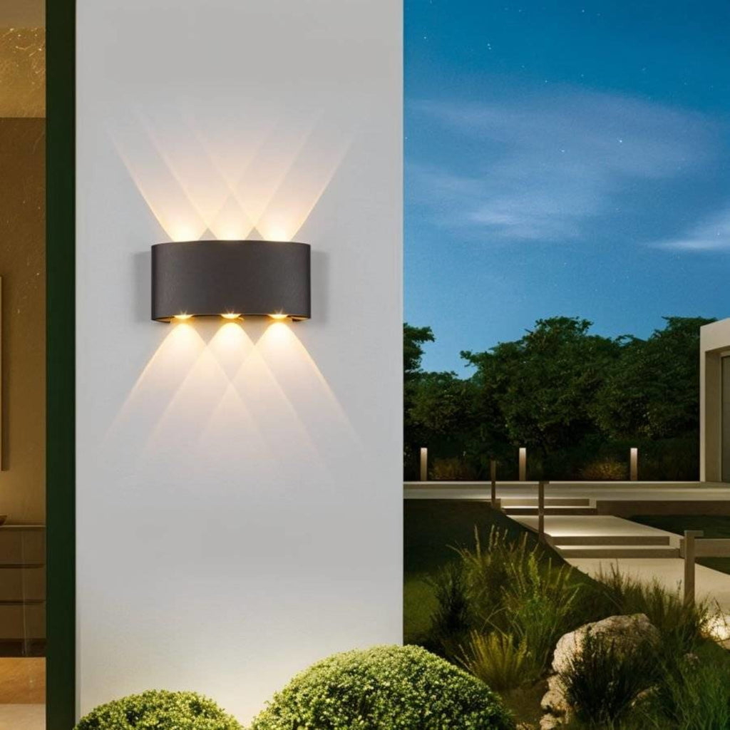 Minimalist Aluminum Wall Light With Warm LED Glow — James New York