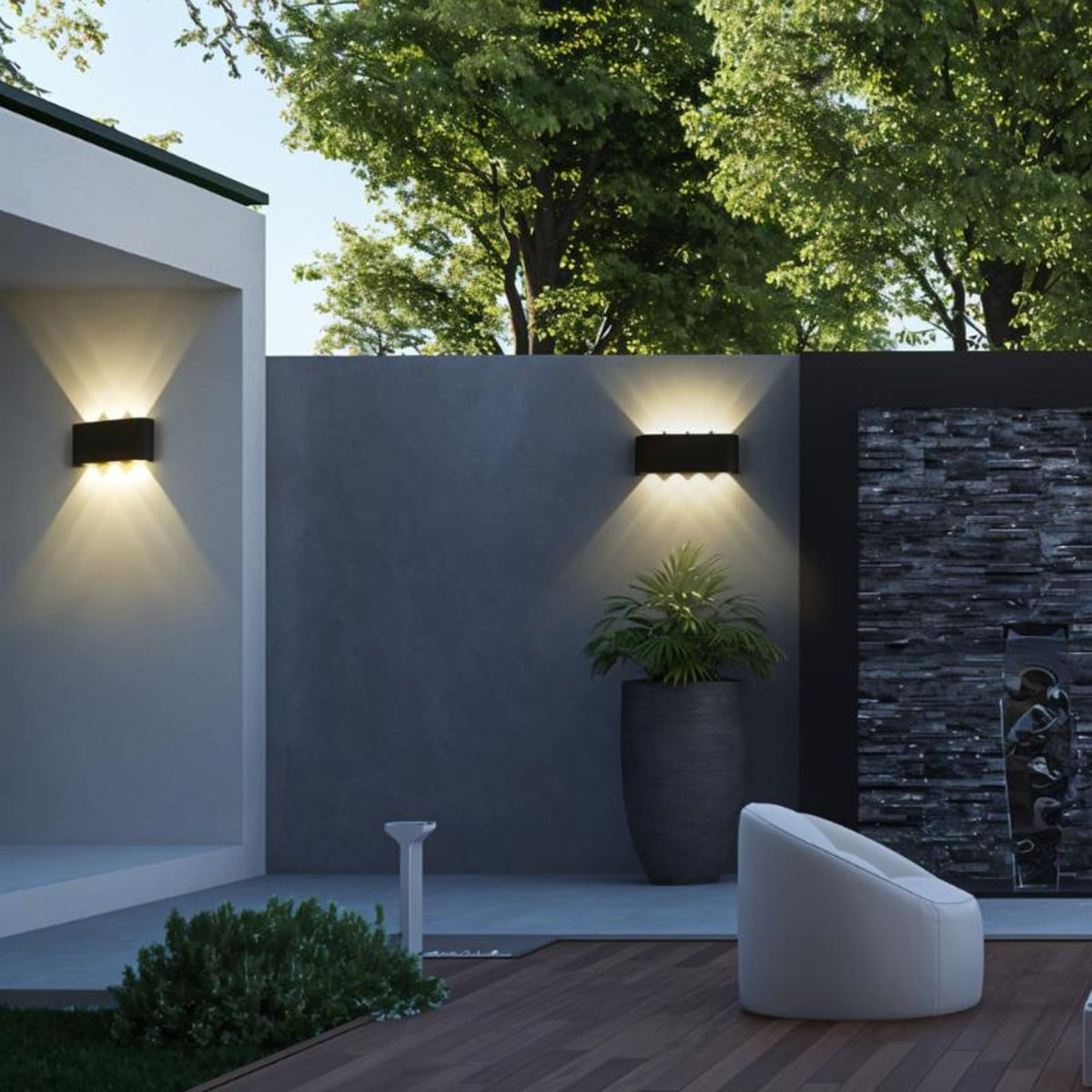 Minimalist Aluminum Wall Light With Warm LED Glow — James New York