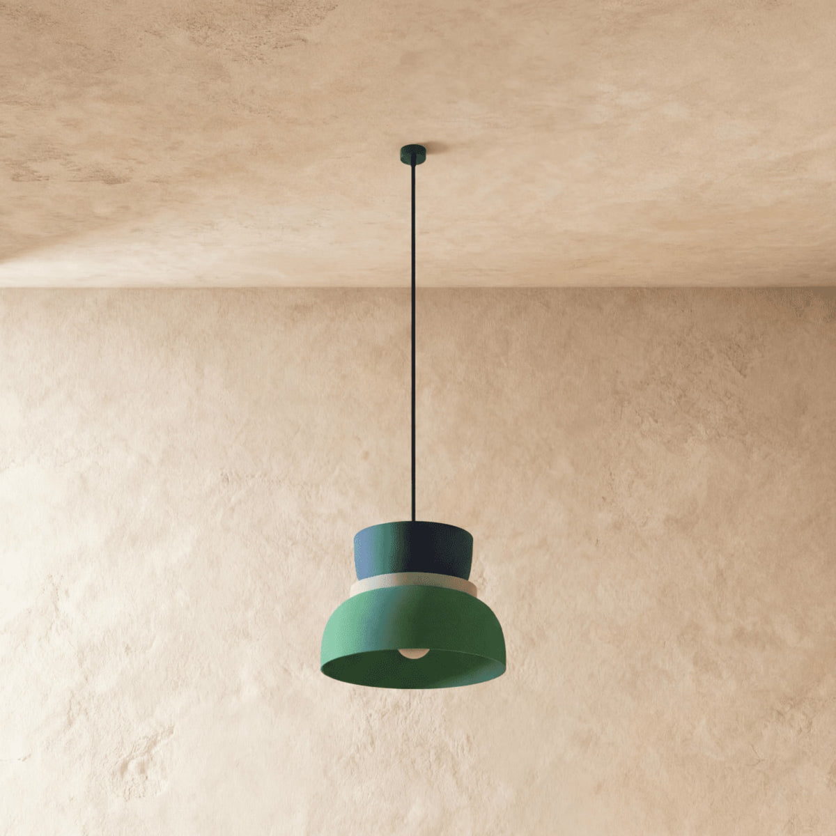 Modern Aluminum Pendant Light With Warm LED Glow for Kitchen — James New York