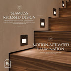 Modern Plastic LED Wall Light for Hallway and Living Room — James New York