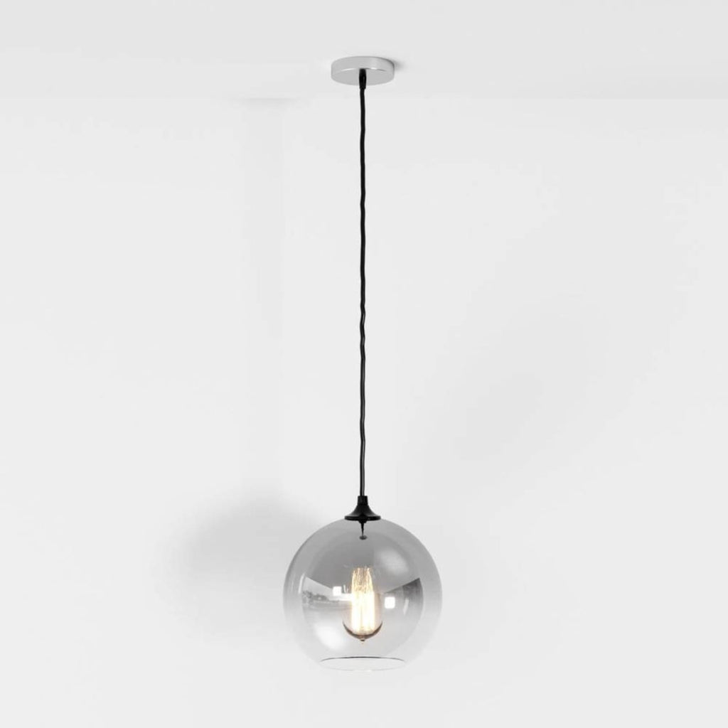 Modern Glass Pendant Light With Warm LED Glow — James New York