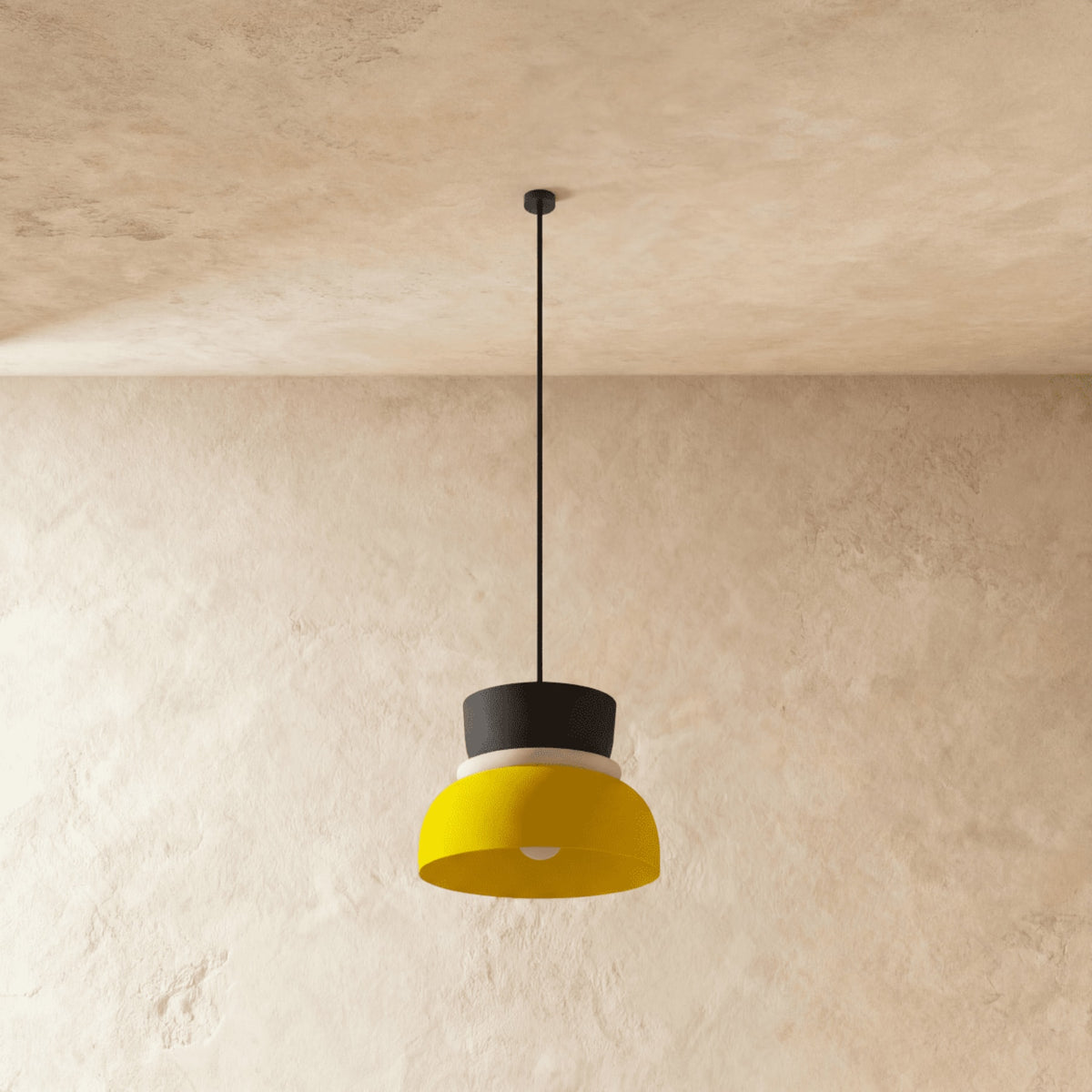 Modern Aluminum Pendant Light With Warm LED Glow for Kitchen — James New York