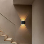 Minimalist Aluminum Wall Light With Warm LED Glow — James New York