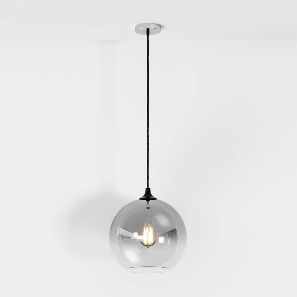 Modern Glass Pendant Light With Warm LED Glow — James New York
