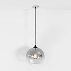 Modern Glass Pendant Light With Warm LED Glow — James New York