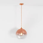 Modern Glass Pendant Light With Warm LED Glow — James New York