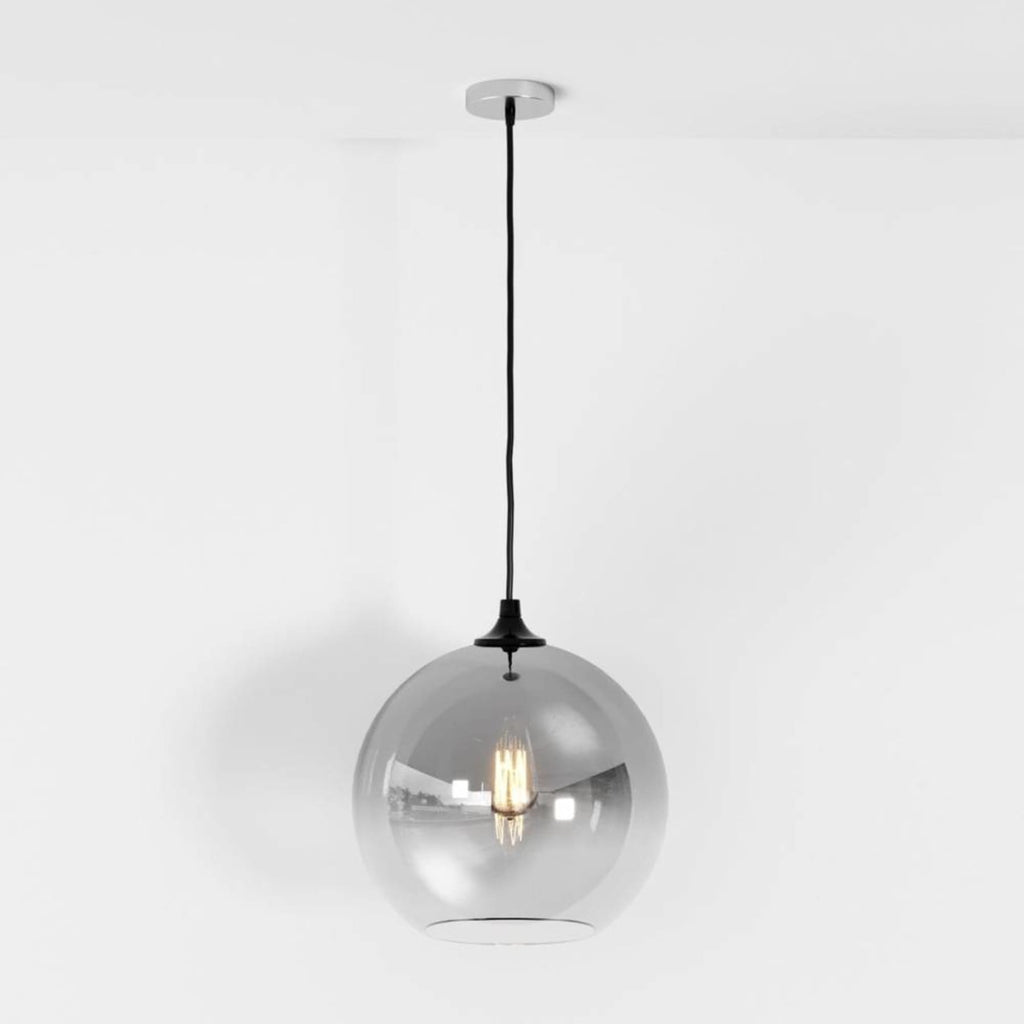 Modern Glass Pendant Light With Warm LED Glow — James New York