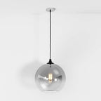 Modern Glass Pendant Light With Warm LED Glow — James New York