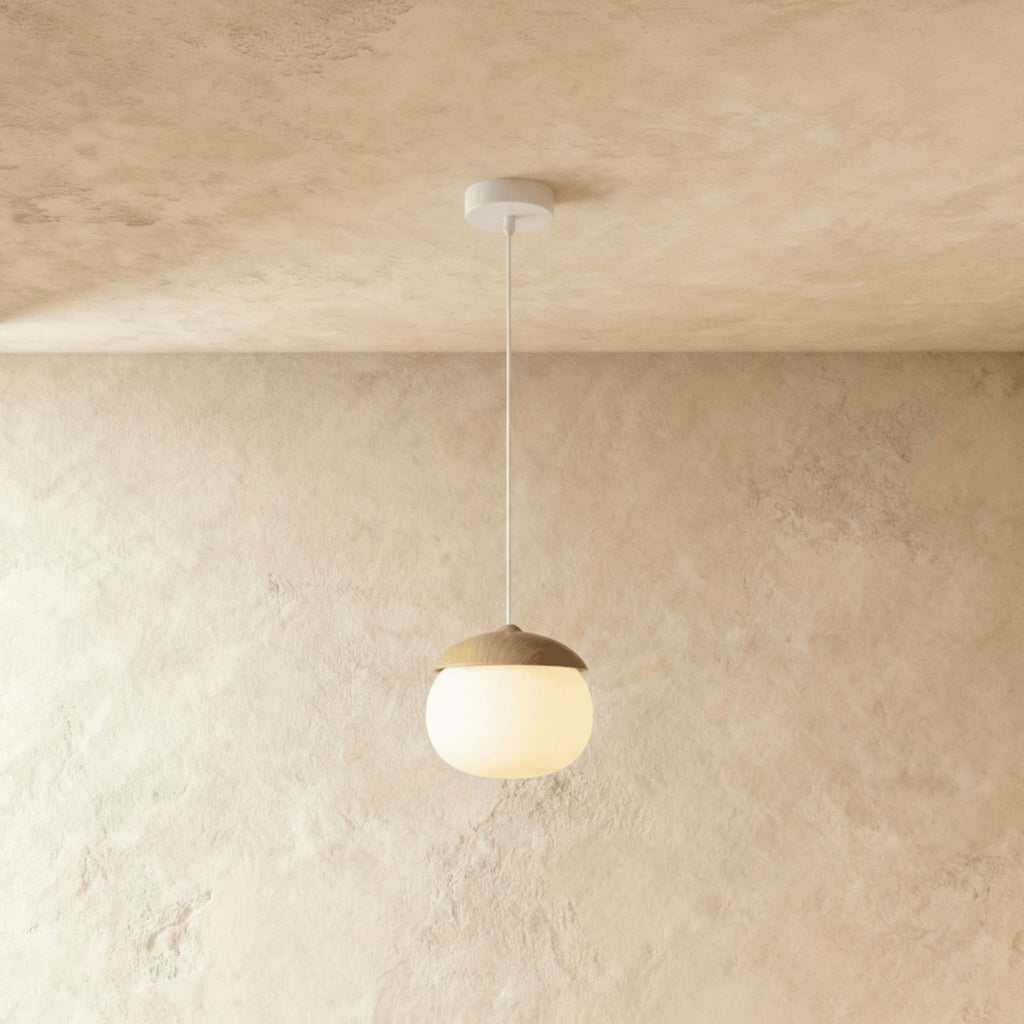 Minimalist Iron and Glass Pendant Light for Dining Room — James New York