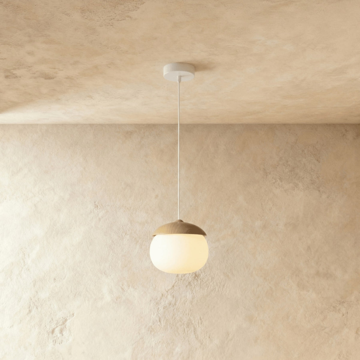 Minimalist Iron and Glass Pendant Light for Dining Room — James New York