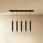 Minimalist Metal Pendant Light With Warm LED Glow — James New York