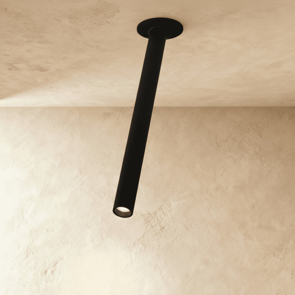 Modern Aluminum Cylinder Track Head Ceiling Light — James New York