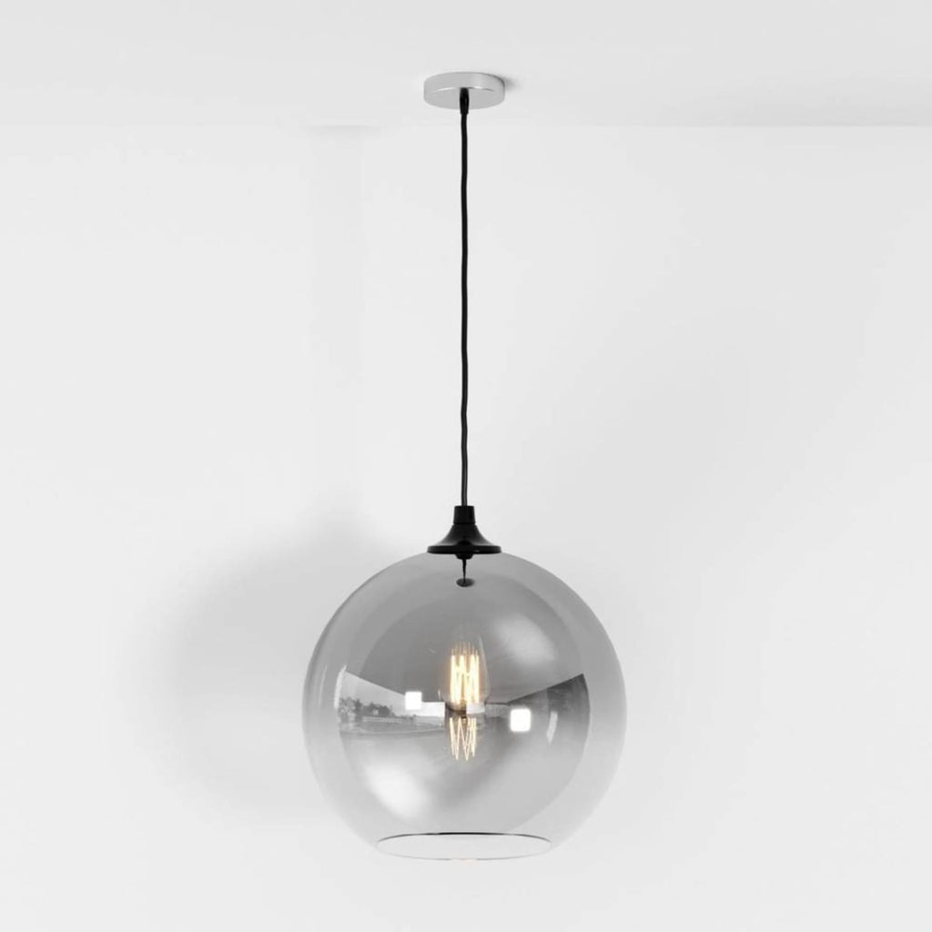 Modern Glass Pendant Light With Warm LED Glow — James New York