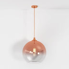 Modern Glass Pendant Light With Warm LED Glow — James New York