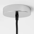 Modern Glass Pendant Light With Warm LED Glow — James New York