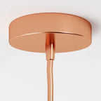 Modern Glass Pendant Light With Warm LED Glow — James New York