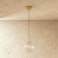 Modern Glass Pendant Light With Warm LED Glow in Warm White (3000K) — James New York