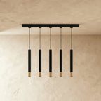 Modern Metal Pendant Light With Warm LED Glow — James New York