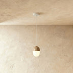 Minimalist Iron and Glass Pendant Light for Dining Room — James New York