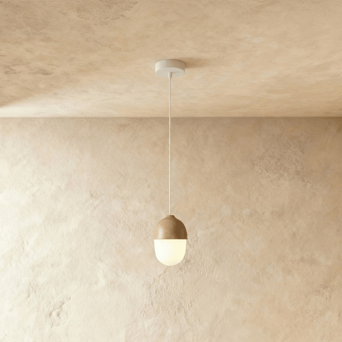 Minimalist Iron and Glass Pendant Light for Dining Room — James New York