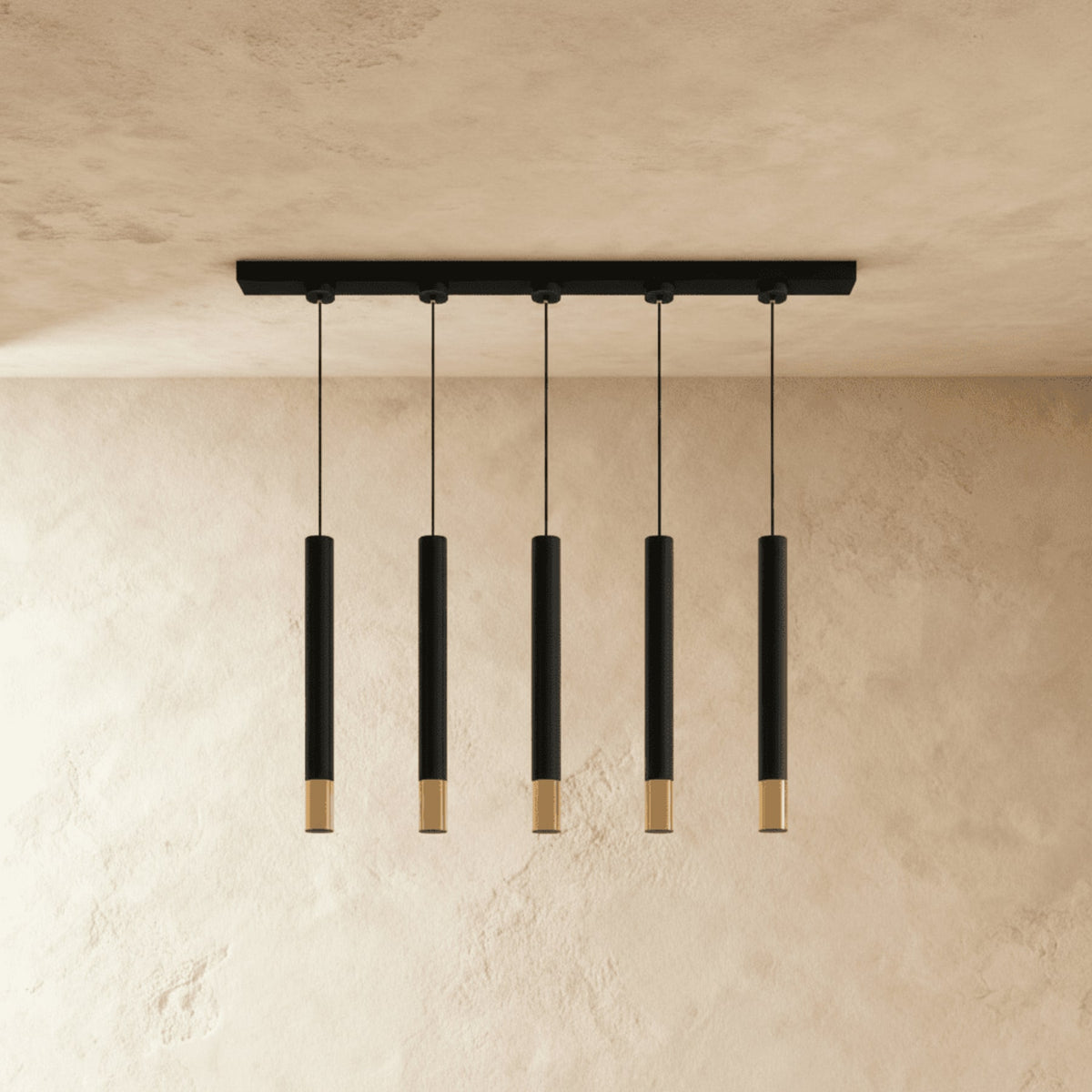 Minimalist Metal Pendant Light With Warm LED Glow — James New York