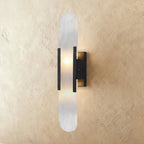 Modern Brass Wall Light With Warm LED Glow — James New York