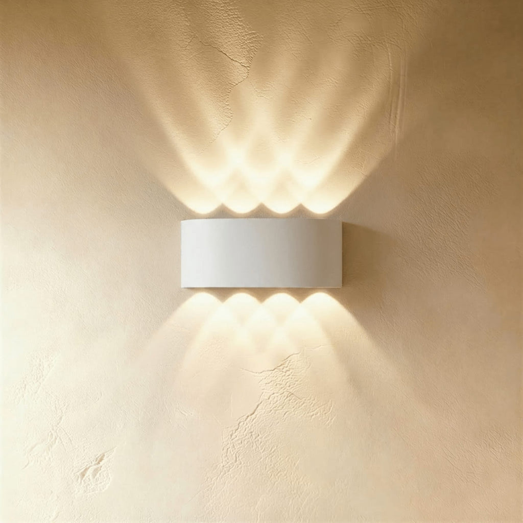 Minimalist Aluminum Wall Light With Warm LED Glow — James New York