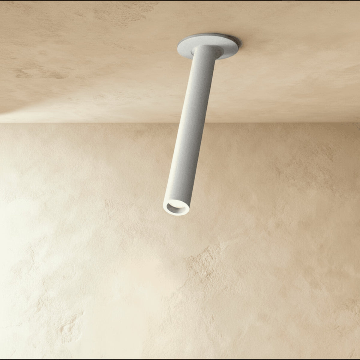 Modern Aluminum Cylinder Track Head Ceiling Light in Medium: D6" (D2.3 cm) x H9"(23cm) — James New York