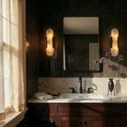 Modern Brass Wall Light With Warm LED Glow — James New York