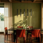 Minimalist Metal Pendant Light With Warm LED Glow — James New York