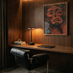 Modern Metal Cordless Table Lamp With Rechargeable USB Power — James New York