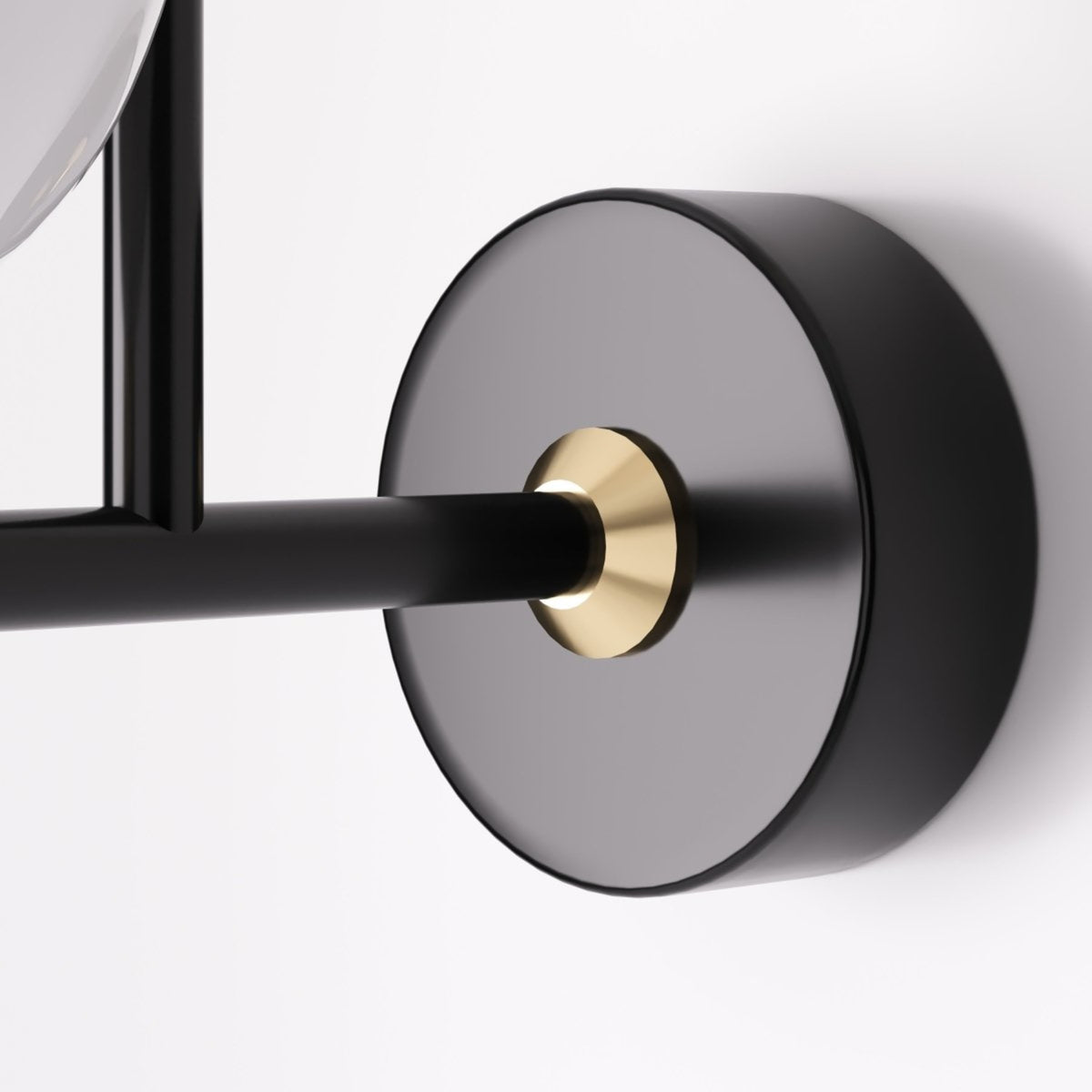 Modern Aluminum Wall Light With Adjustable Beam for Living Room — James New York