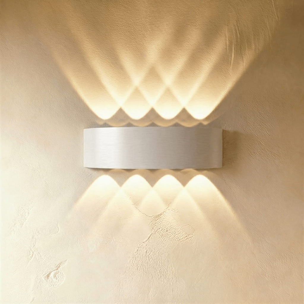 Minimalist Aluminum Wall Light With Warm LED Glow — James New York