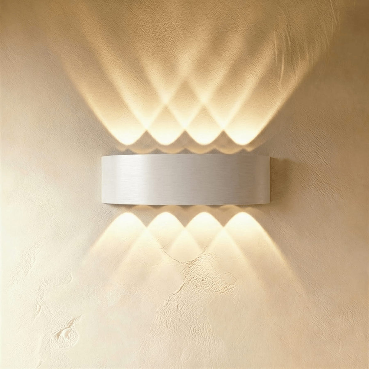 Minimalist Aluminum Wall Light With Warm LED Glow — James New York