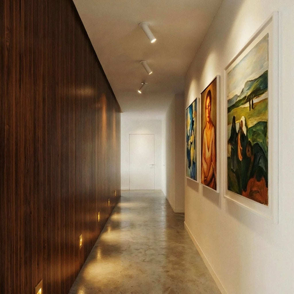 Modern Aluminum Cylinder Track Head Ceiling Light — James New York