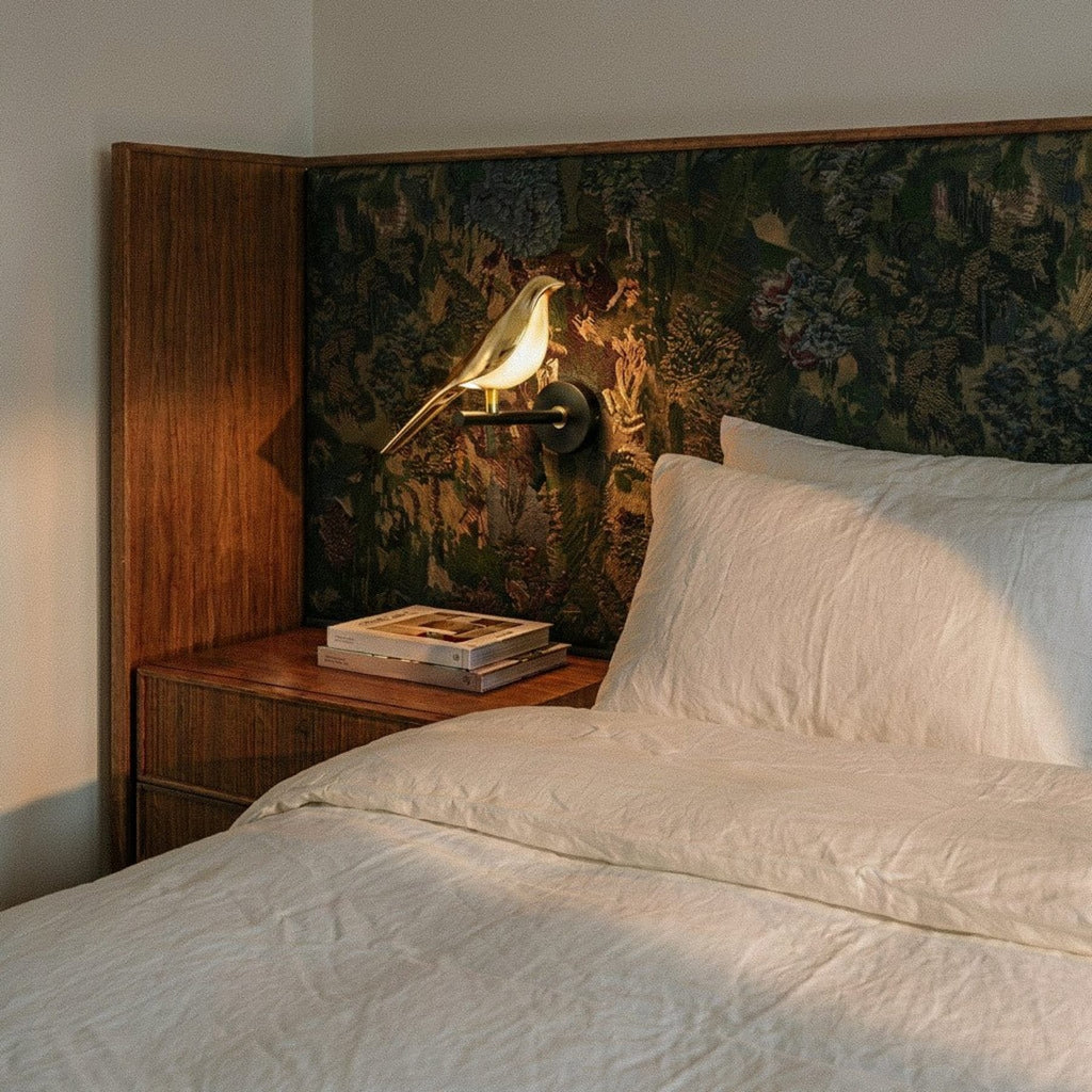 Modern Aluminum Wall Light With Adjustable Beam for Living Room — James New York